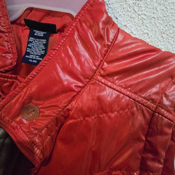 NordicTrack Red Puffer Vest XL Polyester Quilted Shell Lightweight Insulated Wom - Picture 6 of 12